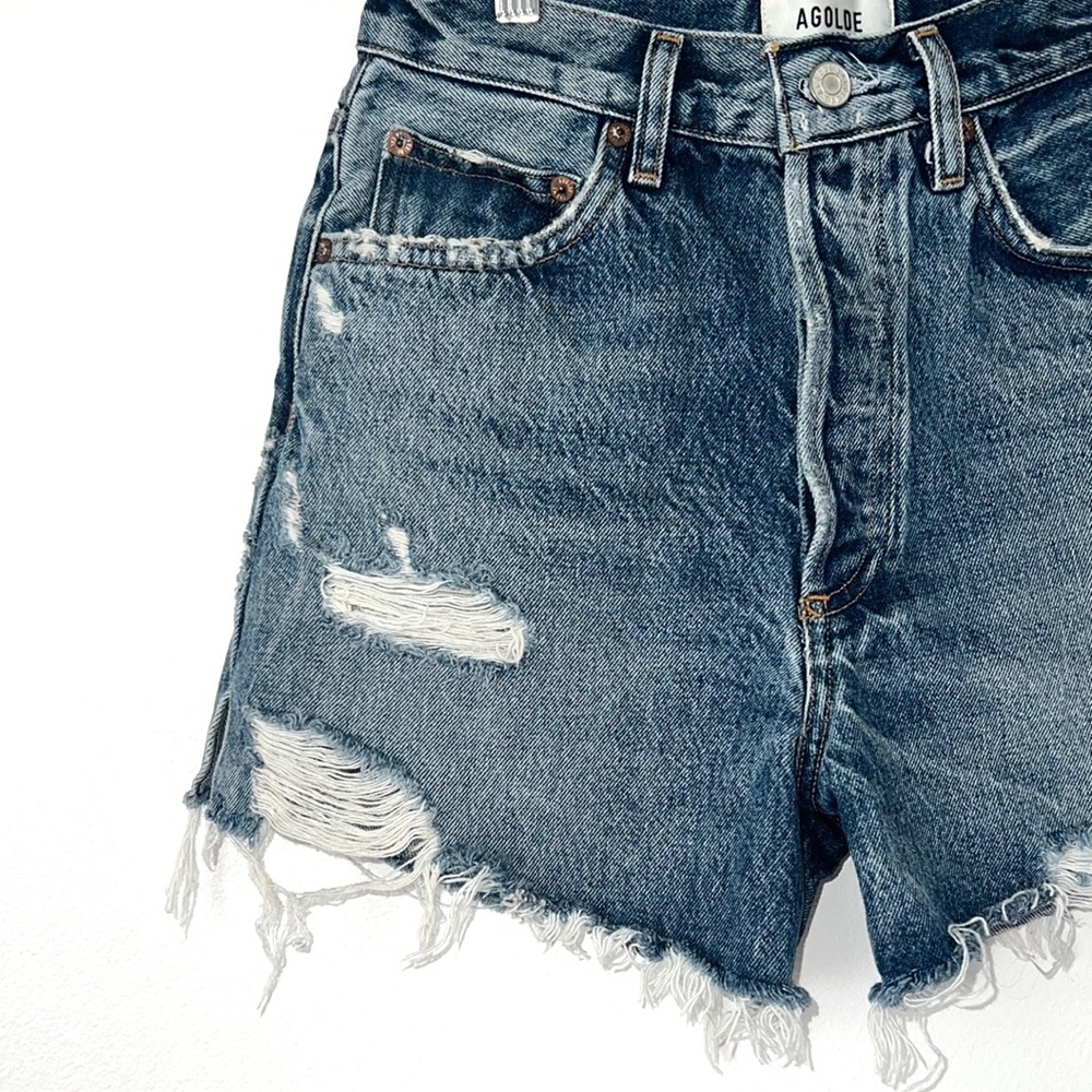 AGOLDE Dee High Rise Shorts NWOT - Picture 6 of 13